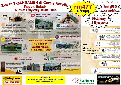 Ziarah 7 Sakramen - Gereja Katolik Papar ( Paroki St Joseph & Holy Rosary Limbahau)
