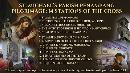 14 station of the cross st Michael Penampang